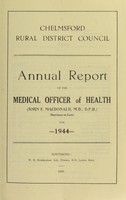 view [Report 1944] / Medical Officer of Health, Chelmsford R.D.C.