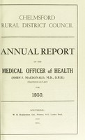 view [Report 1950] / Medical Officer of Health, Chelmsford R.D.C.