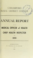 view [Report 1956] / Medical Officer of Health, Chelmsford R.D.C.