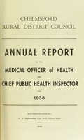 view [Report 1958] / Medical Officer of Health, Chelmsford R.D.C.