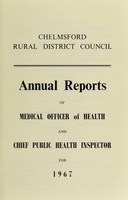 view [Report 1967] / Medical Officer of Health, Chelmsford R.D.C.