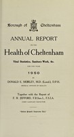 view [Report 1950] / Medical Officer of Health, Cheltenham Borough.