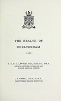 view [Report 1966] / Medical Officer of Health, Cheltenham Borough.