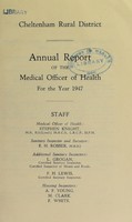 view [Report 1947] / Medical Officer of Health, Cheltenham (Union) R.D.C.