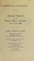 view [Report 1949] / Medical Officer of Health, Cheltenham (Union) R.D.C.