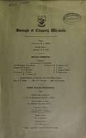 view [Report 1925] / Medical Officer of Health, Chepping Wycombe Borough.
