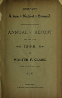 view [Report 1898] / Medical Officer of Health, Chertsey R.D.C.