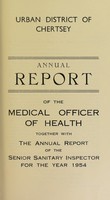 view [Report 1954] / Medical Officer of Health, Chertsey U.D.C.