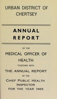 view [Report 1965] / Medical Officer of Health, Chertsey U.D.C.