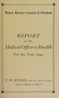 view [Report 1943] / Medical Officer of Health, Chesham U.D.C.