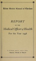 view [Report 1948] / Medical Officer of Health, Chesham U.D.C.