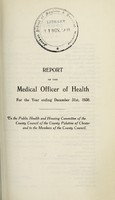 view [Report 1930] / Medical Officer of Health, County Council of the Palatine of Chester / Cheshire County Council.