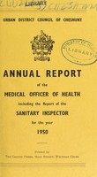 view [Report 1950] / Medical Officer of Health, Cheshunt U.D.C.