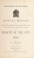 view [Report 1911] / Medical Officer of Health, Chester City & County Borough.