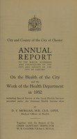 view [Report 1952] / Medical Officer of Health, Chester City & County Borough.