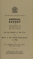 view [Report 1956] / Medical Officer of Health, Chester City & County Borough.