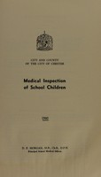 view [Report 1960] / School Medical Officer of Health, Chester City & County.