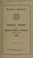 view [Report 1945] / Medical Officer of Health, Chesterfield Borough.