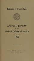 view [Report 1950] / Medical Officer of Health, Chesterfield Borough.