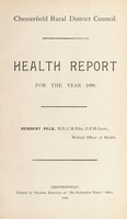 view [Report 1898] / Medical Officer of Health, Chesterfield R.D.C.