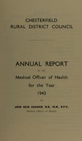 view [Report 1943] / Medical Officer of Health, Chesterfield R.D.C.