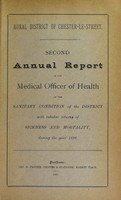 view [Report 1896] / Medical Officer of Health, Chester-le-Street R.D.C.