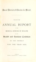 view [Report 1904] / Medical Officer of Health, Chester-le-Street R.D.C.