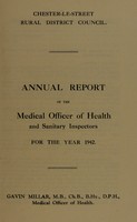 view [Report 1942] / Medical Officer of Health, Chester-le-Street R.D.C.