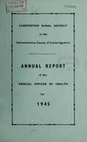 view [Report 1945] / Medical Officer of Health, Chesterton R.D.C.