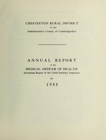 view [Report 1955] / Medical Officer of Health, Chesterton R.D.C.