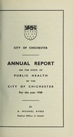 view [Report 1948] / Medical Officer of Health, Chichester City.