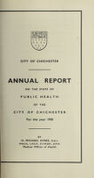 view [Report 1950] / Medical Officer of Health, Chichester City.