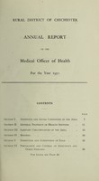 view [Report 1950] / Medical Officer of Health, Chichester R.D.C.