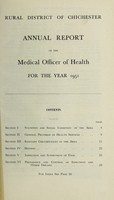 view [Report 1951] / Medical Officer of Health, Chichester R.D.C.