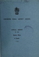 view [Report 1954] / Medical Officer of Health, Chichester R.D.C.