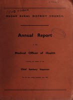 view [Report 1952] / Medical Officer of Health, Ongar R.D.C.