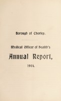 view [Report 1914] / Medical Officer of Health, Chorley Borough.