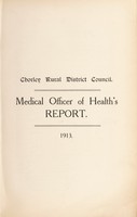 view [Report 1913] / Medical Officer of Health, Chorley R.D.C.