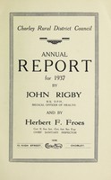 view [Report 1937] / Medical Officer of Health, Chorley R.D.C.