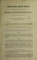 view [Report 1911] / Medical Officer of Health, Church U.D.C.