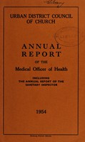 view [Report 1954] / Medical Officer of Health, Church U.D.C.