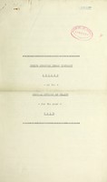 view [Report 1937] / Medical Officer of Health, Church Stretton U.D.C.