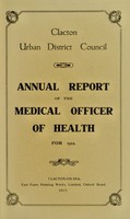 view [Report 1914] / Medical Officer of Health, Clacton U.D.C.