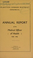 view [Report 1946] / Medical Officer of Health, Clacton U.D.C.