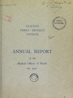 view [Report 1957] / Medical Officer of Health, Clacton U.D.C.