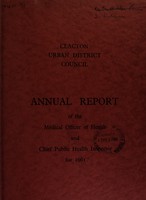 view [Report 1961] / Medical Officer of Health, Clacton U.D.C.
