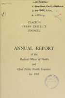view [Report 1965] / Medical Officer of Health, Clacton U.D.C.