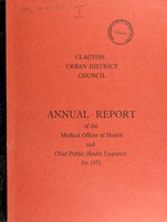 view [Report 1971] / Medical Officer of Health, Clacton U.D.C.