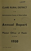 view [Report 1950] / Medical Officer of Health, Clare R.D.C.