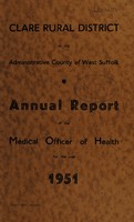 view [Report 1951] / Medical Officer of Health, Clare R.D.C.